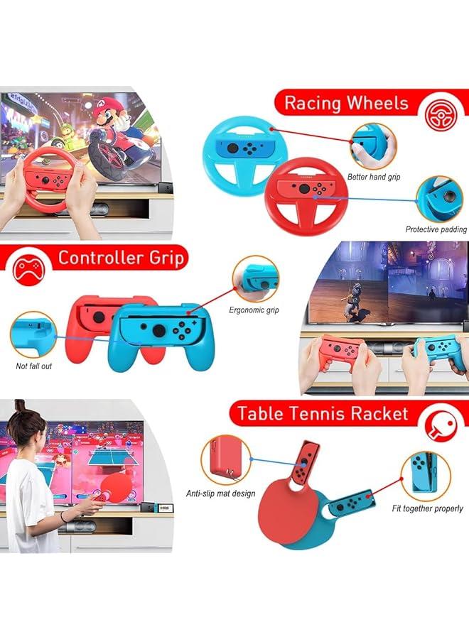 Yakiter Switch Sports Accessories Bundle Set 19 In 1 Family Party Pack Game Accessories Kit For Nintendo Switch Sports  - Image 4