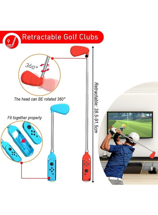Yakiter Switch Sports Accessories Bundle Set 19 In 1 Family Party Pack Game Accessories Kit For Nintendo Switch Sports  - Image 5