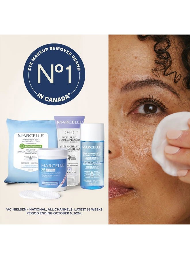 Marcelle 3-in-1 Micellar Gel Eye Makeup Remover, Hypoallergenic and Fragrance-Free, 3.3 fl oz - Image 3