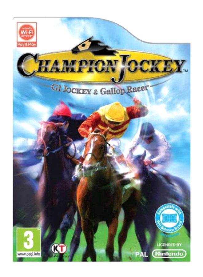 KT Champion Jockey: G1 Jockey And Gallop Racer - Nintendo Wii - Racing - nintendo_wii - Image 1