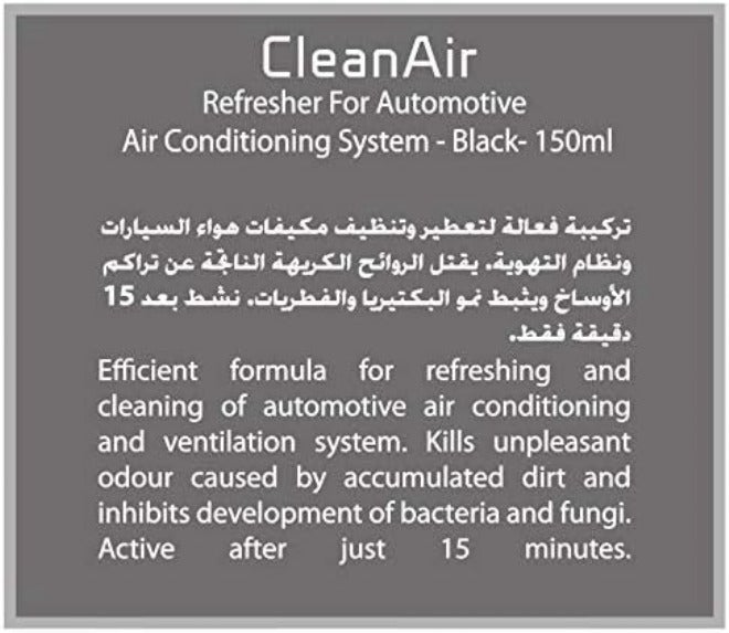 Moje CleanAir - AC/Cleaner - Black - 150ml, 5905694015093 - Image 3