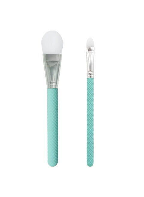 MODA Spa Face Mask Applicator Set, Includes, Large Round Spatula, and Small Pointed Spatula, Mint