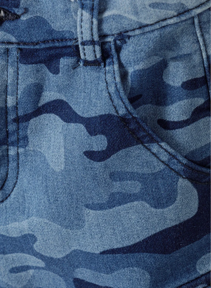 MINOTI Boys' Cargo Shorts with Side Pocket