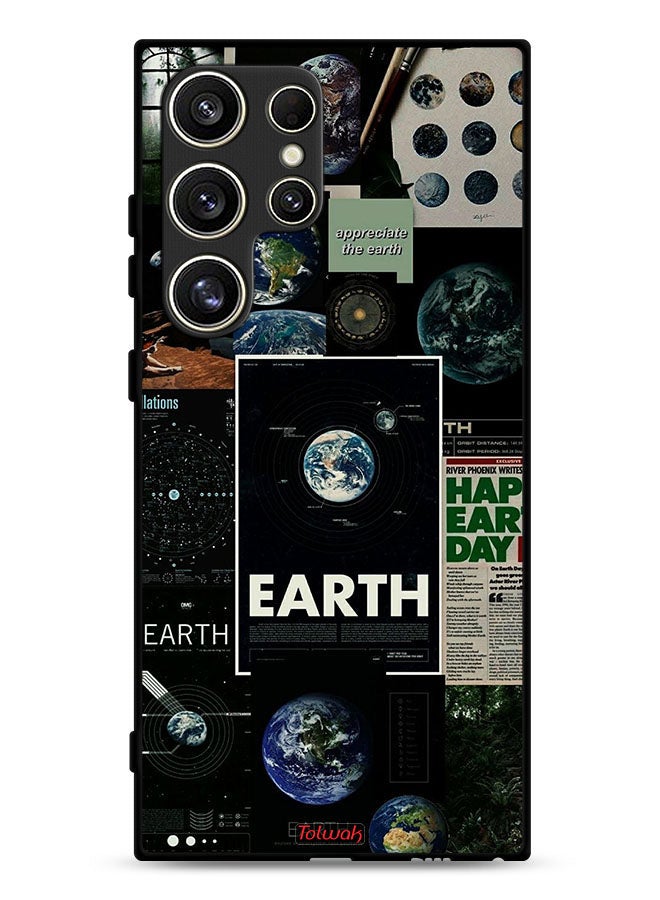 Tolwak Samsung Galaxy S24 Ultra 5G Protective Case Cover Earth - Image 1
