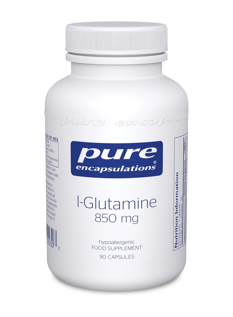 Pure Encapsulations إل-جلوتامين 850 ملغ 90 كبسولة - Image 1