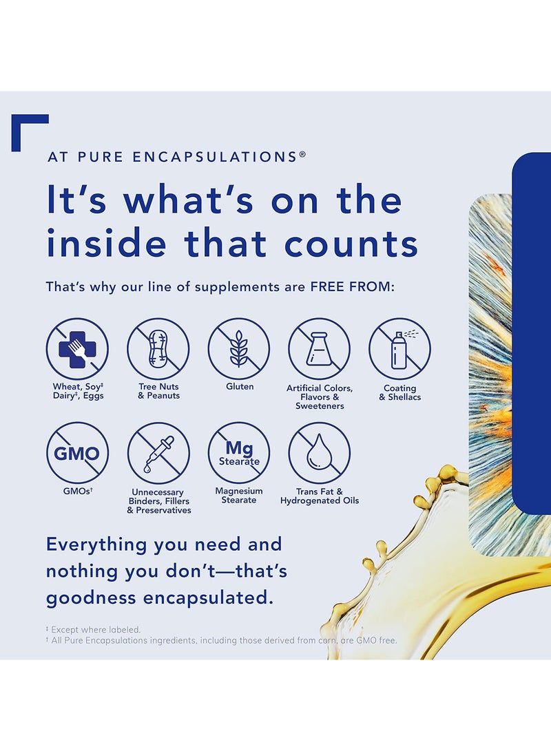 Pure Encapsulations إل-جلوتامين 850 ملغ 90 كبسولة - Image 5