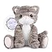 SuzziPals Heatable Coolable Grey Cat Stuffed Animal Cat Heating Pad Microwavable for Soothing Relaxation Lavender Scented Cat Plush Toy for Stress Relief Stuffed Cat Toys for Kids - Image 2