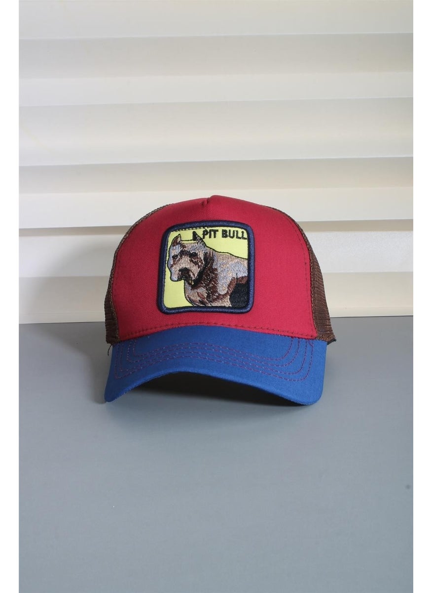 Claret Red Sports Animal Figured Pit Bull Hat Unisex Adjustable Back Hat 24SAPKAPTB - pzsku/Z651835888E2E99B9E8FAZ/45/_/1741292518/7eb023a1-392b-463e-8c87-2a0787de37b6