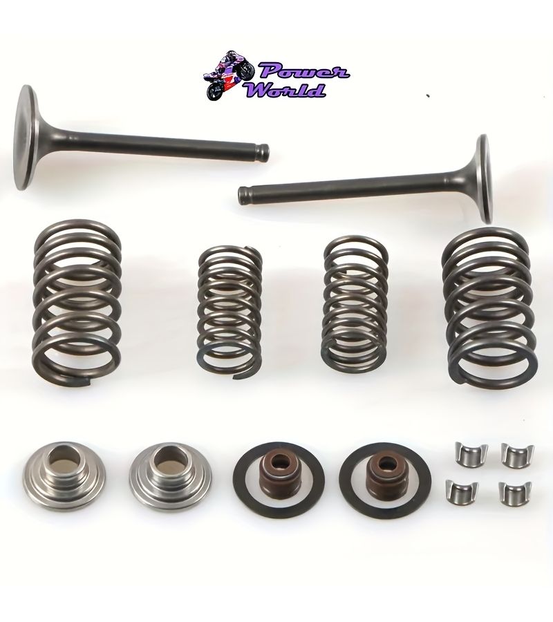 16pcs 125cc Motorcycle Engine Valve Kit Intake And Exhaust Valves Set With Springs Seals For Off Road Motorcycles Uncharged Power Mode No Battery Needed - Image 5