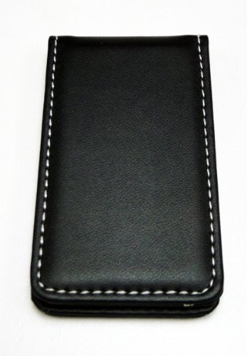 Tapp Collections Fine Leather Magnetic Money Clip - Black - Image 4
