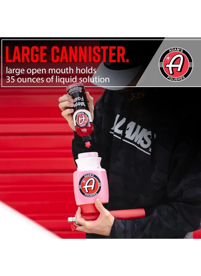 Adam's Polishes - Premium Foam Gun Car Wash Foam Gun For Garden Hose | Mix With Car Soap & Water & No Pressure Washer Required | Mega Suds Car Detailing & Car Cleaning Foam Sprayer - Image 1