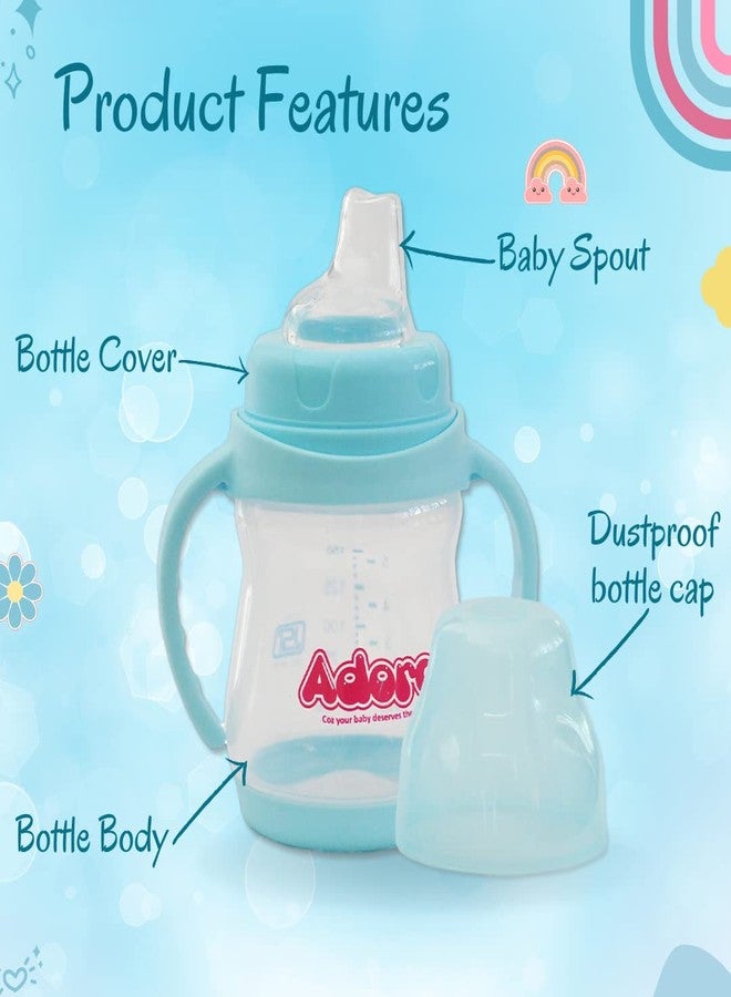 ادور كوب الشرب Adore Giggle Spout ذو الفوهة الناعمة والتصميم المقاوم للتسرب، 150 مل (أزرق) - Image 5