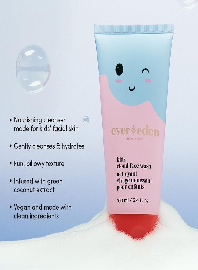 Evereden Kids Cloud Face Wash: Tropical Sorbet, 3.4 fl oz | Creamy & Fun Skin Care for Kids | Easy-to-Use Face Wash | Non-toxic Skin Care for Sensitive Skin - Image 2