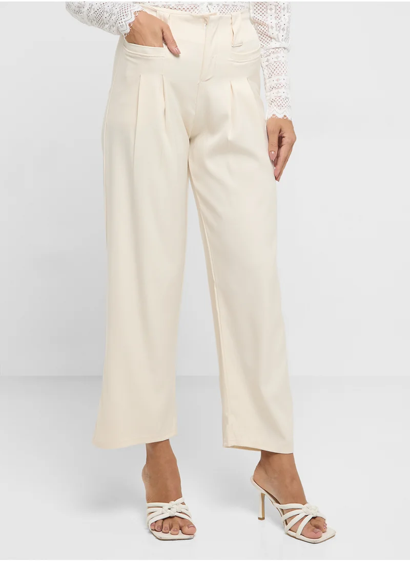 ايلا High Waisted Wide Leg Pants