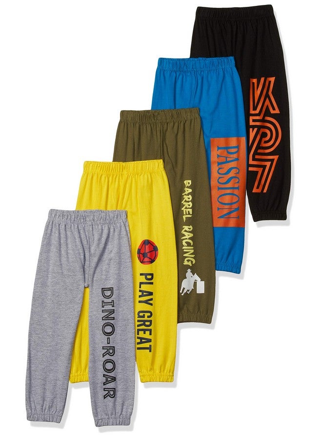 T2F Boys Regular Fit Track Pants(BYSTRK04_Multi 1_4 Years-5 Years) - Image 1