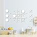 DUOLIYBC Magnetic Tic Tac Toe WallMount GameGame Room DecorHallway DecorPlayroom DecorModern Wall Decals for Kids RoomClassroomOfficesBest Gift for Family Friends White - Image 2