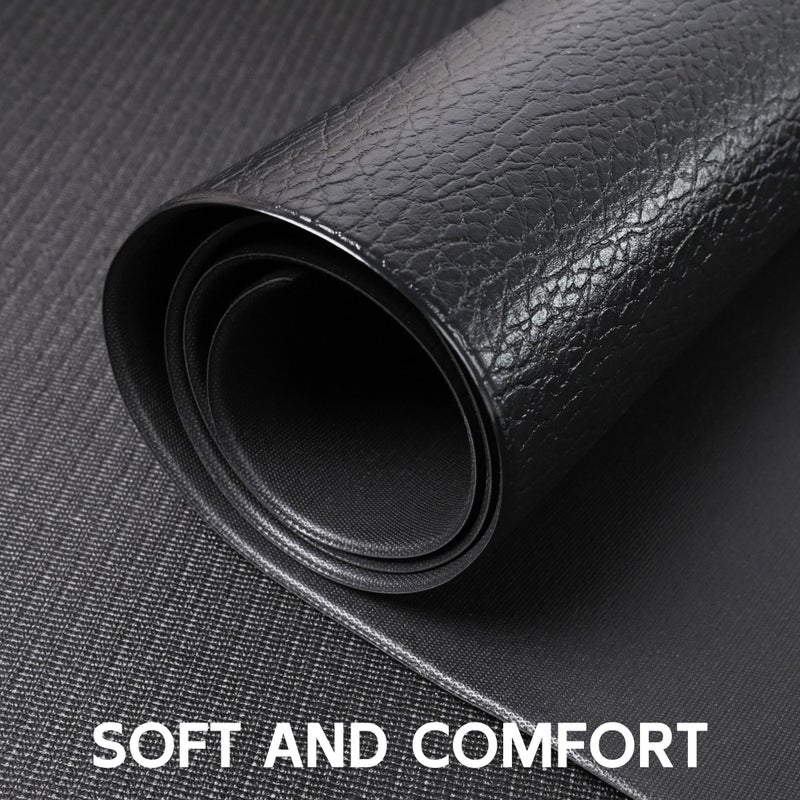 Cybstrax Exercise Equipment Mat for Bike, Treadmill, Elliptical, Yoga - 90" x 40" Non Slip Bike Trainer Mat for Stationary Spin Bike Indoor Outdoor, High Density Workout Floor Protector Mat - Image 3