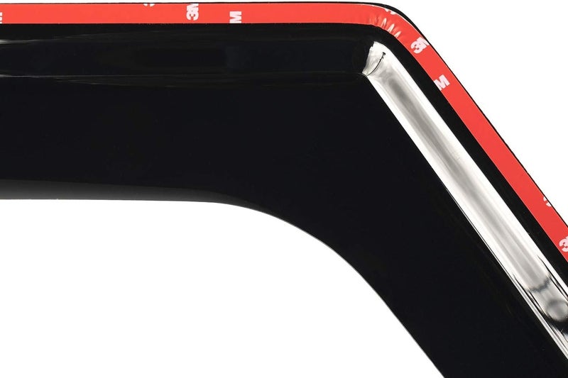 Rugged Ridge Matte Black Window Visors for Wrangler JL - Image 5