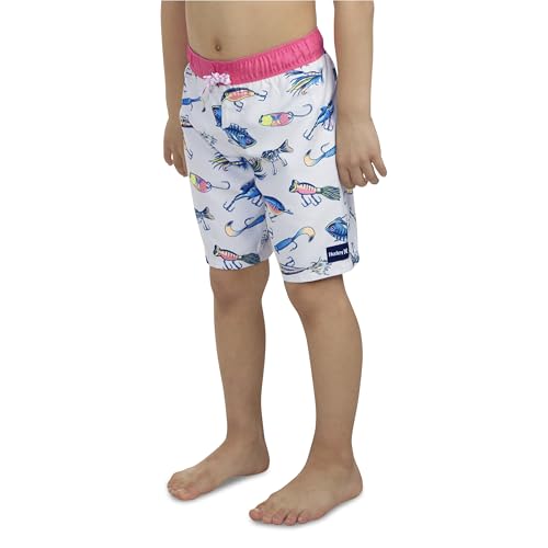 Hurley Boys' Pull On Swim Trunks, Bone/Allure, 7 - Image 2