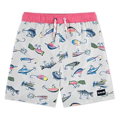 Hurley Boys' Pull On Swim Trunks, Bone/Allure, 7 - Image 5