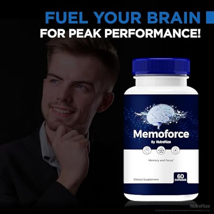 NutraRize (2 Pack) Memo Force Pills, Unlock Your Full Potential With Memo Force Capsules - Supports Memory, Focus & Concentration, For Balanced Health and Function, Official Memo Force Reviews (120 Capsules) - Image 4