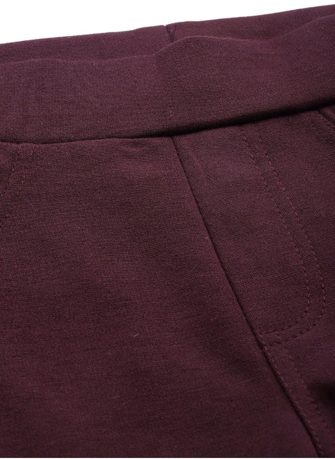 Hubberholme Wine Jeggings For Women  - Image 3