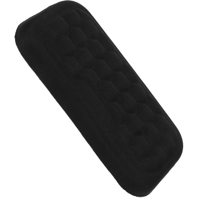 Ergonomic Keyboard Mouse Wrist Rest Pad Comfortable Fabric Surface Support Cushion Black - Image 2