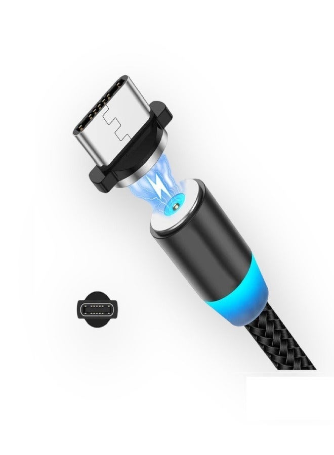 LED Luminous Magnetic Mobile Charger Cable with Magnetic Plug Fast Charger - - Image 1