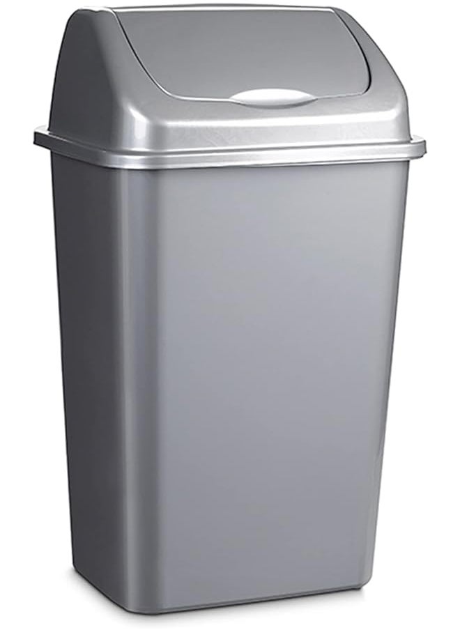 Wastetrash Bin 15 Litre Capacity Silver - pzsku/Z65191EDC6D35DE8B56AFZ/45/_/1696054456/87bb4a40-4c62-4611-a35d-8a0b62dd83f1