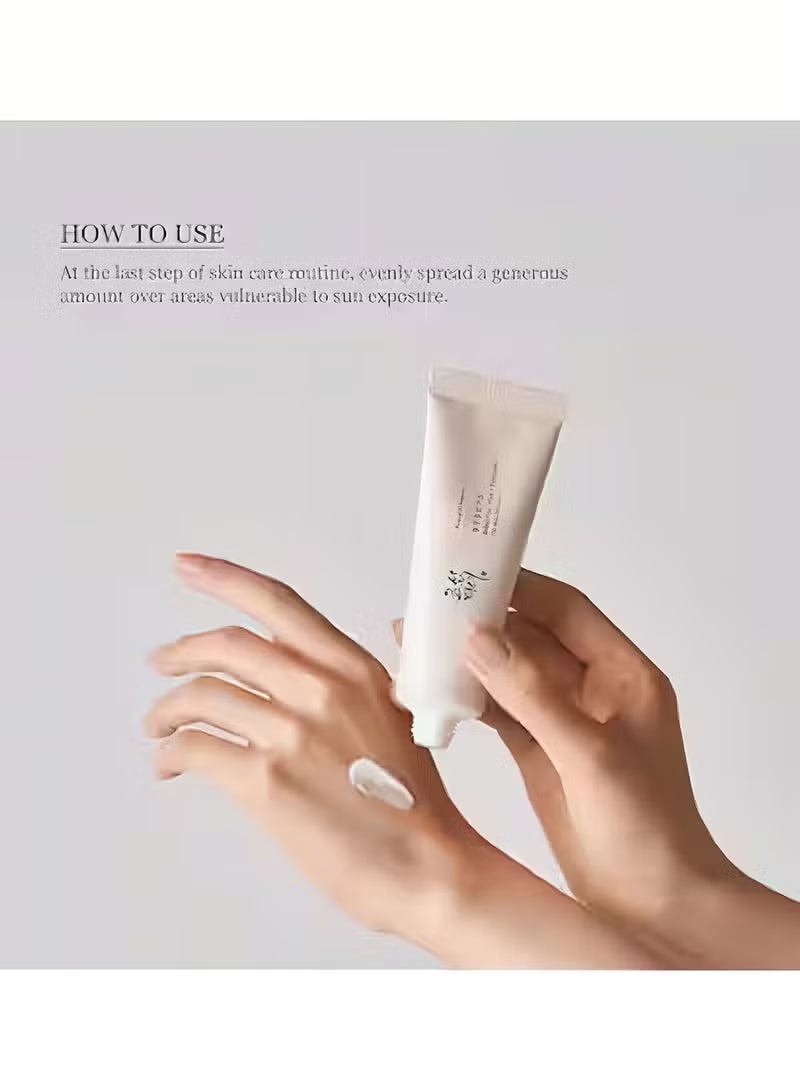واقي شمس كوري مرطب 50مل - رليف صن | SPF50 PA     أرز بروبايوتيك - Image 3