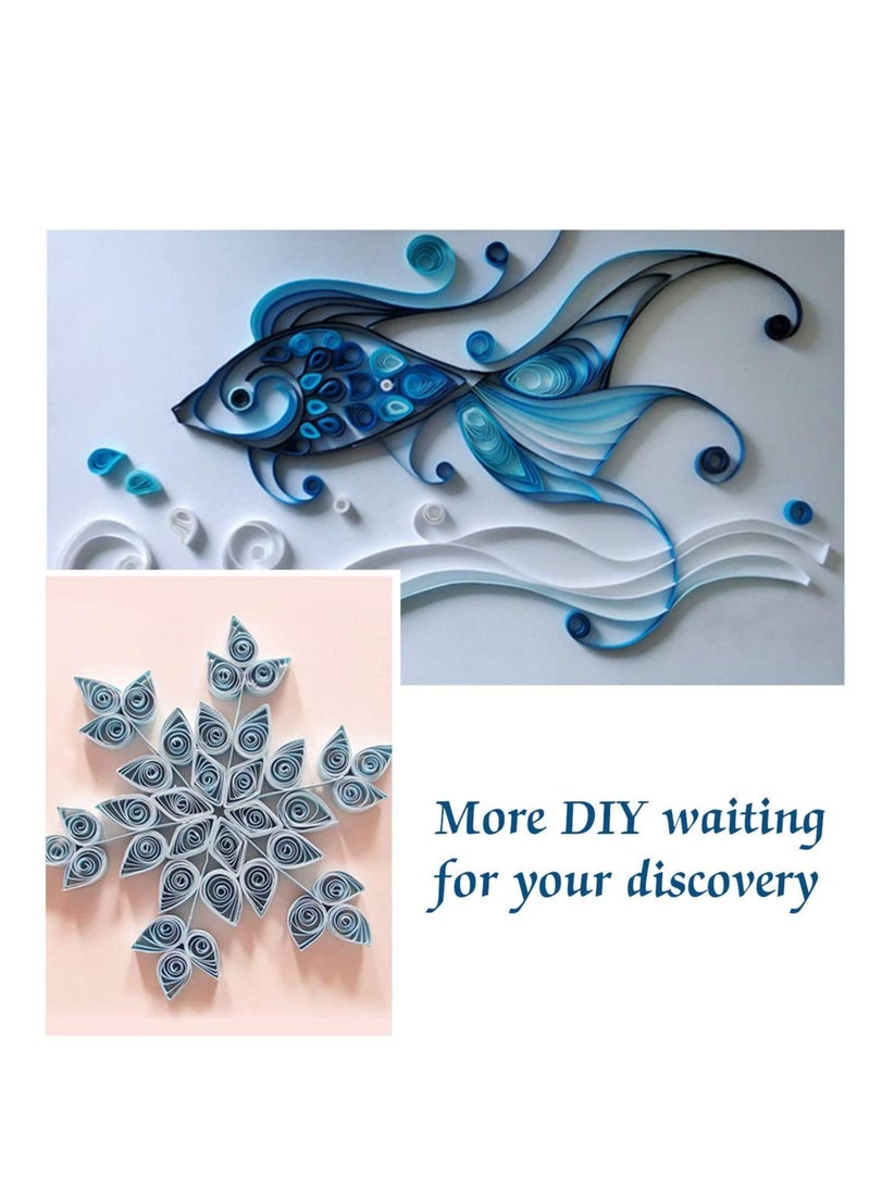 Beginners Handcraft Paper Strips Quilling Tools Kit, 19 Kinds and 900 All-in-one - Image 4