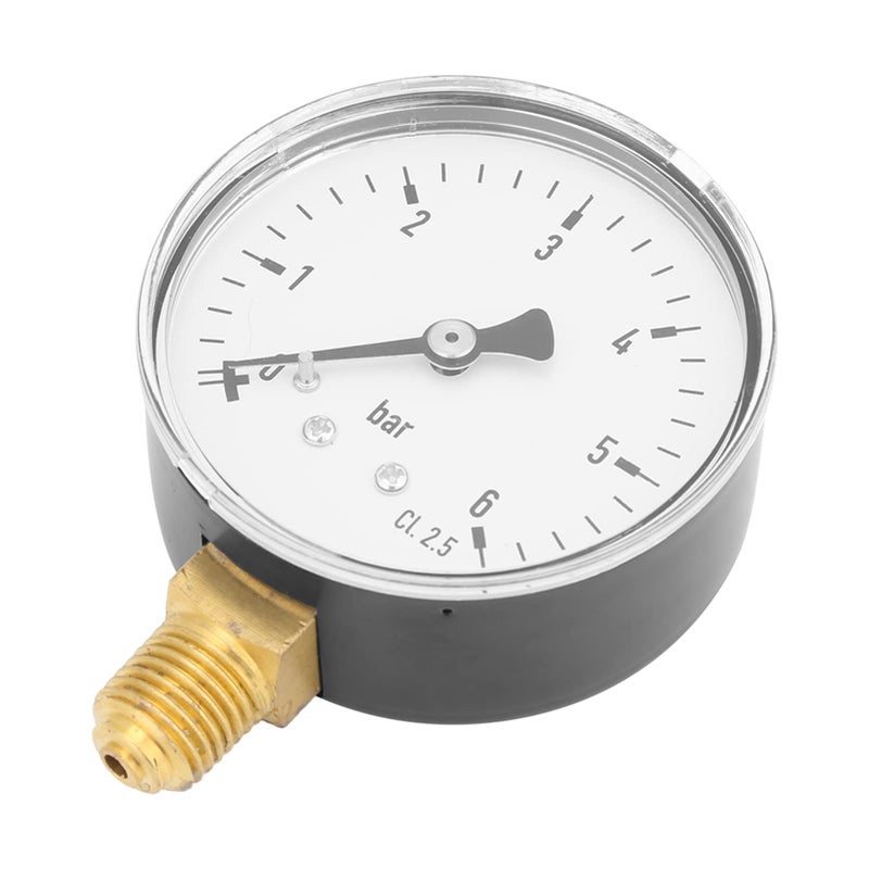 Side Mount 1 4 NPT Air Hydraulic Pressure Gauge 0 6 Bar - Image 4