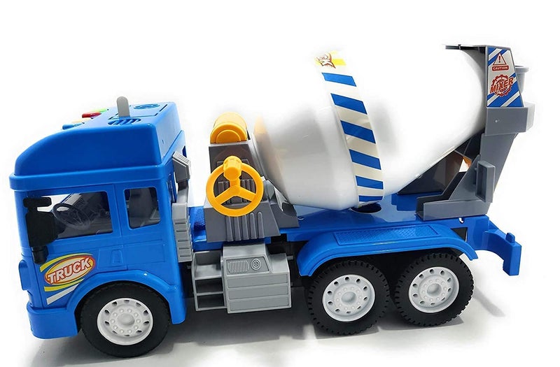 BABA FAB Scrap Cement Concrete Mixer Toy Truck for Kids with Movable Mixer Drum and Sound (Cement Mixer) - Image 5