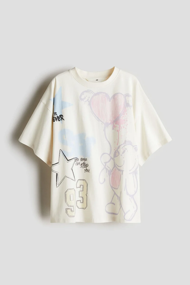 H&M Oversized cotton T-shirt