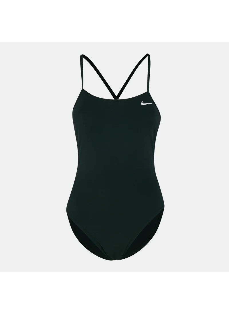 Nike Women's Lace-Up Tie-Back Swimsuit