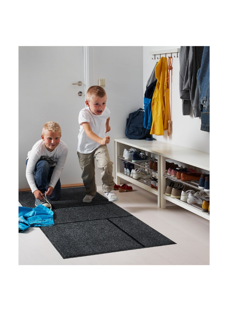 Door Mat Grey/Black 82X200 Cm  - Image 3