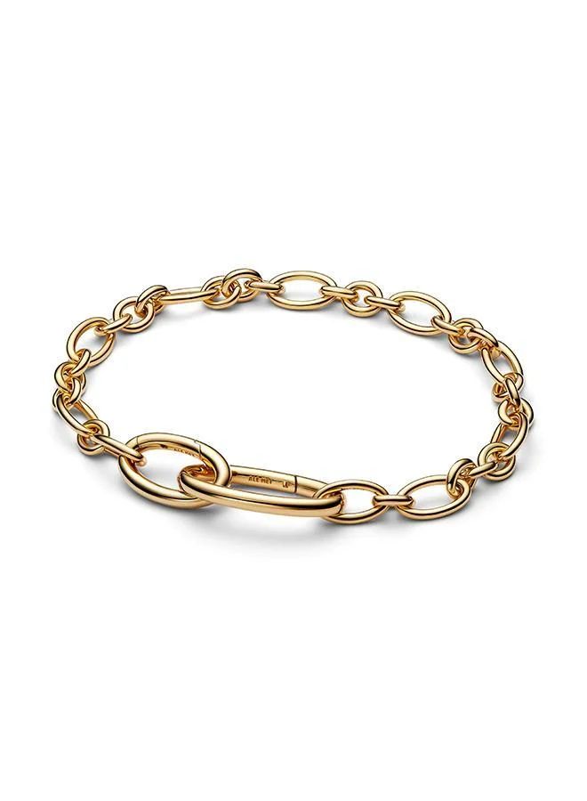 باندورا Openable Oval Link Chain Bracelet