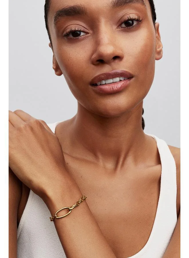 باندورا Openable Oval Link Chain Bracelet