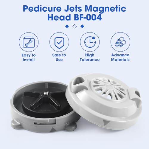 freecat Pipeless Magnetic Jet Head Motor,BF-004 Replacement for LURACO Jet Motor Pedicure SPA Tubs Chair Contains Propeller and Cover - Image 5