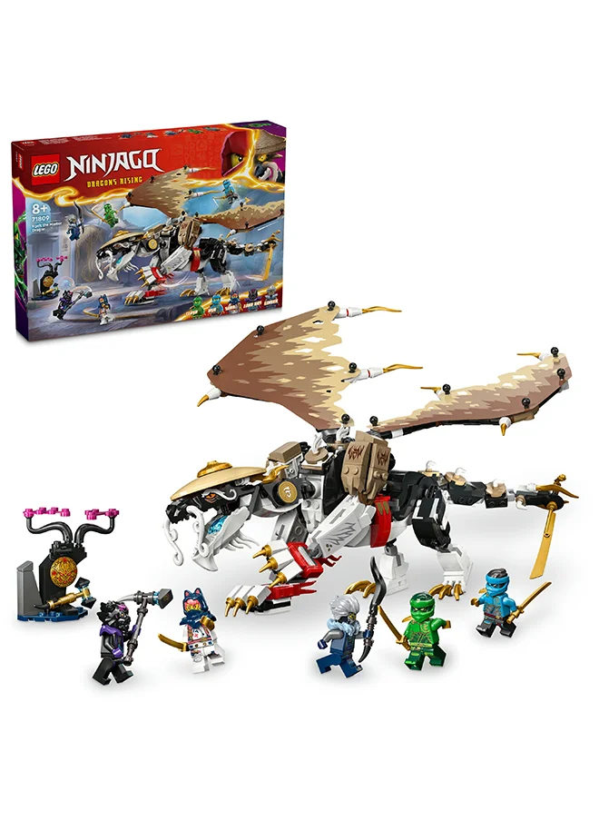 ليغو 71809 Ninjago Egalt The Master Dragon Hero Toy Battle Set With 5 Ninja Minifigures For Independent Play, Gift Idea For Boys And Girls Aged 8 Years Old And Over (532 Pieces)