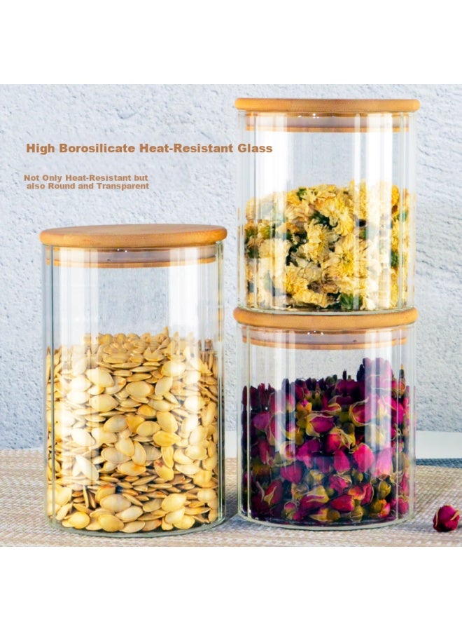 Scybe Glass Sealed Jar Storage Jar Milk Tea Jar Snack Storage Box Moisture-proof Loson Loson 1.6l 2pcs - Image 4