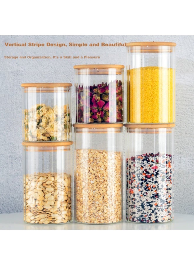 Scybe Glass Sealed Jar Storage Jar Milk Tea Jar Snack Storage Box Moisture-proof Loson Loson 1.6l 2pcs - Image 3