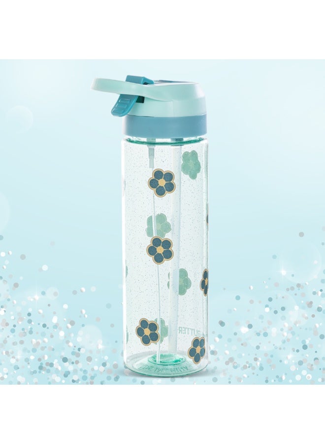 Eazy Kids -Flora Tritan Water Bottle W/ Spray 750ml - Gitter Green - Image 5