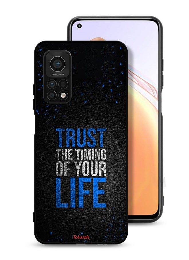 Tolwak Xiaomi Mi 10T 5G Protective Case Cover Trust The Timing Of Your Life  - Image 1