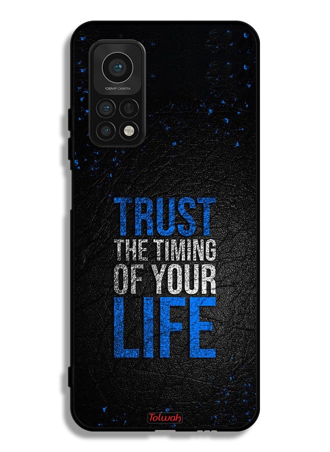 Tolwak Xiaomi Mi 10T 5G Protective Case Cover Trust The Timing Of Your Life  - Image 2