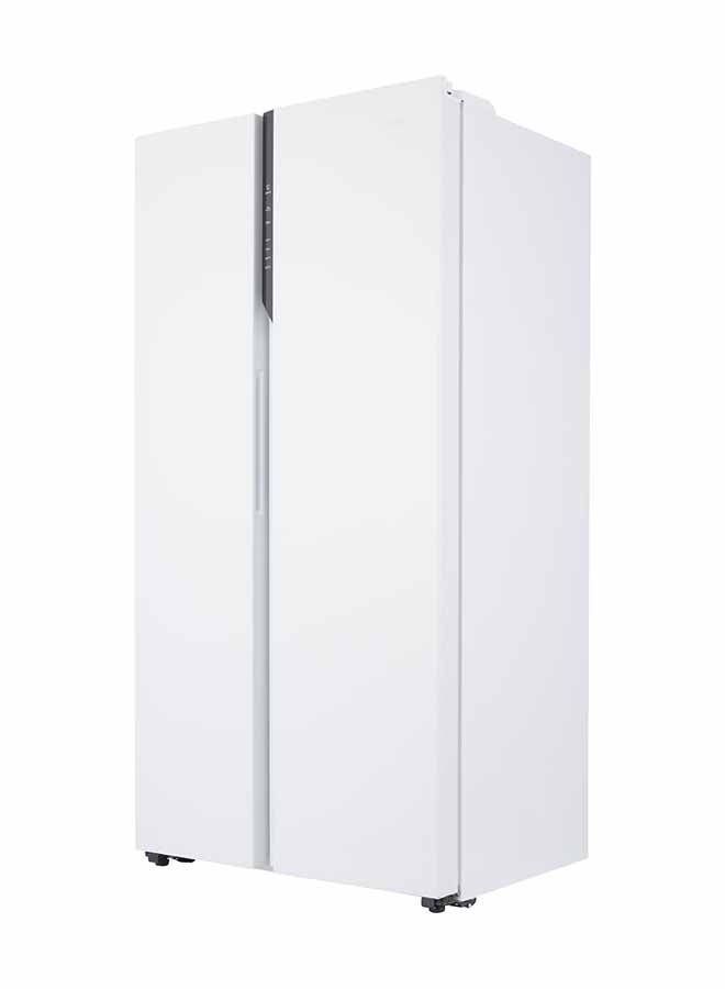هاير ثلاجة ببابين جنباً إلى جنب 650 W HRF-650WW أبيض - Image 3