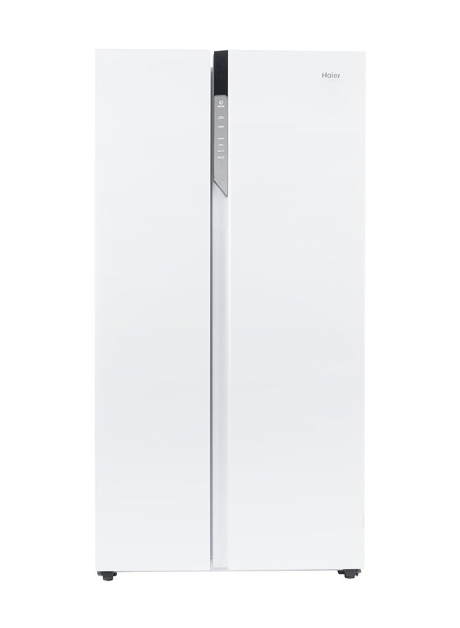 هاير ثلاجة ببابين جنباً إلى جنب 650 W HRF-650WW أبيض - Image 1