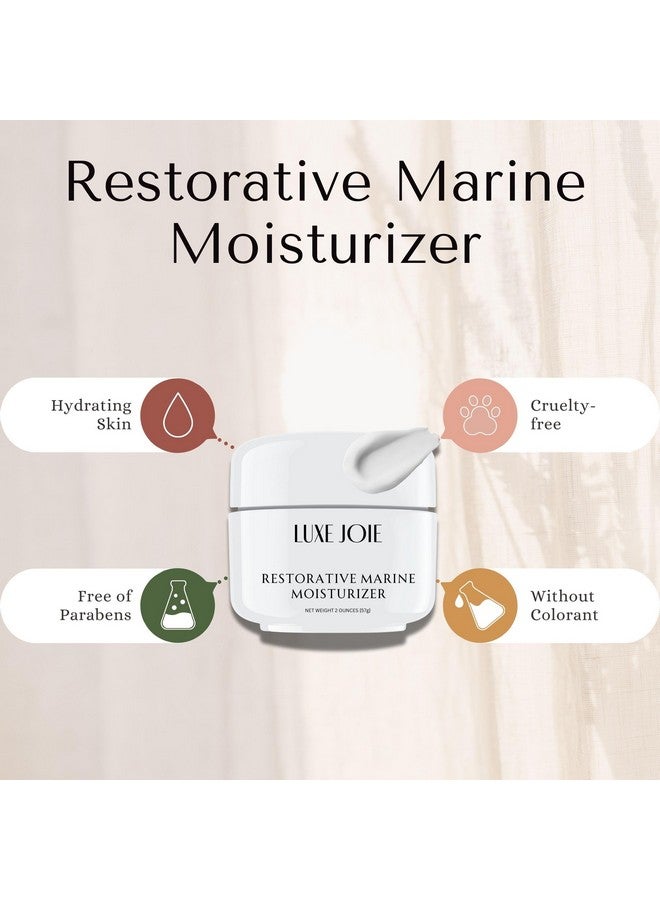 LuxeJoie Restorative Marine Moisturizer, 2 Ounces, Face Cream - Image 4