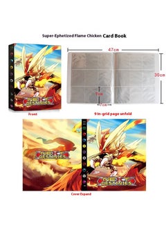 Y&D Card Album For Pokemon,Folder Book Card Holder With Pokemon,Trading Card Album Compatible With Pokemon Cards,24 Pages 432 Cards Capacity  - Image 2