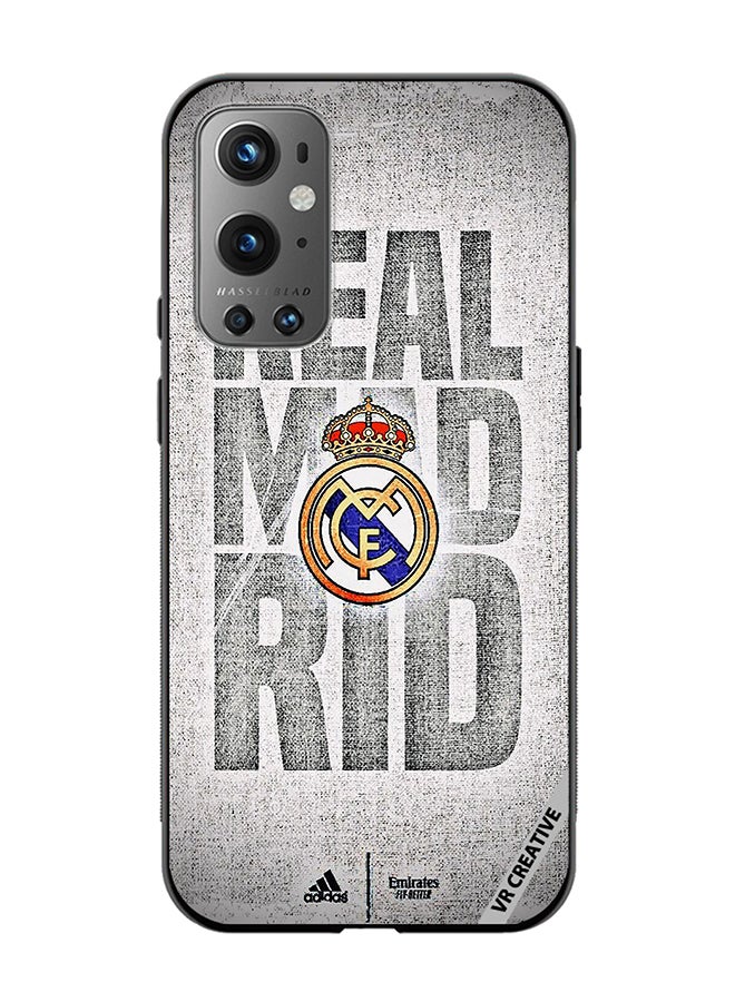 VR CREATIVE Protective Case Cover For OnePlus 9 Pro Real Madrid Logo Design Multicolour - Image 1